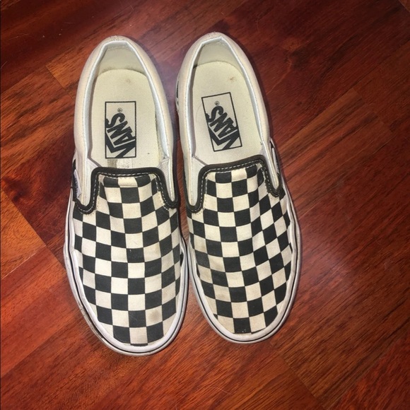 womens checkered vans